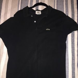 Lacoste polo color black